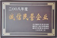 2008年度誠信文明(míng)企業-蘭博